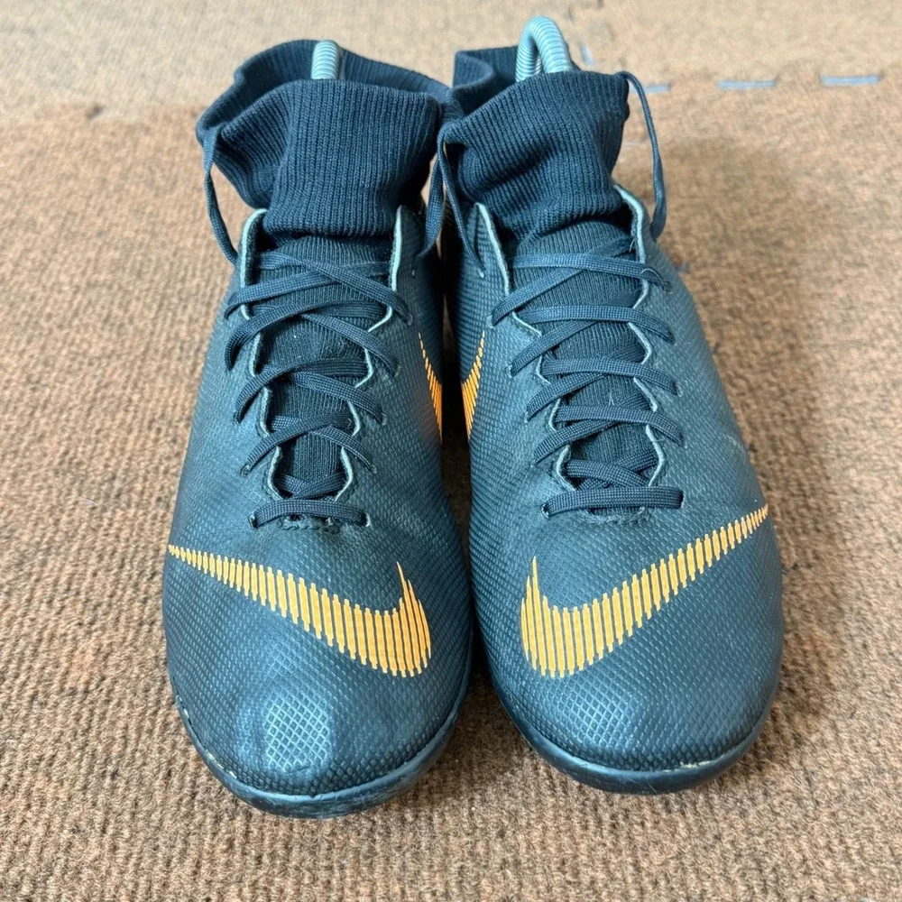 Nike Mercurial Superfly 6 Academy MG Soccer Cleats Mens 8.5 Black Orange‎ AH7362